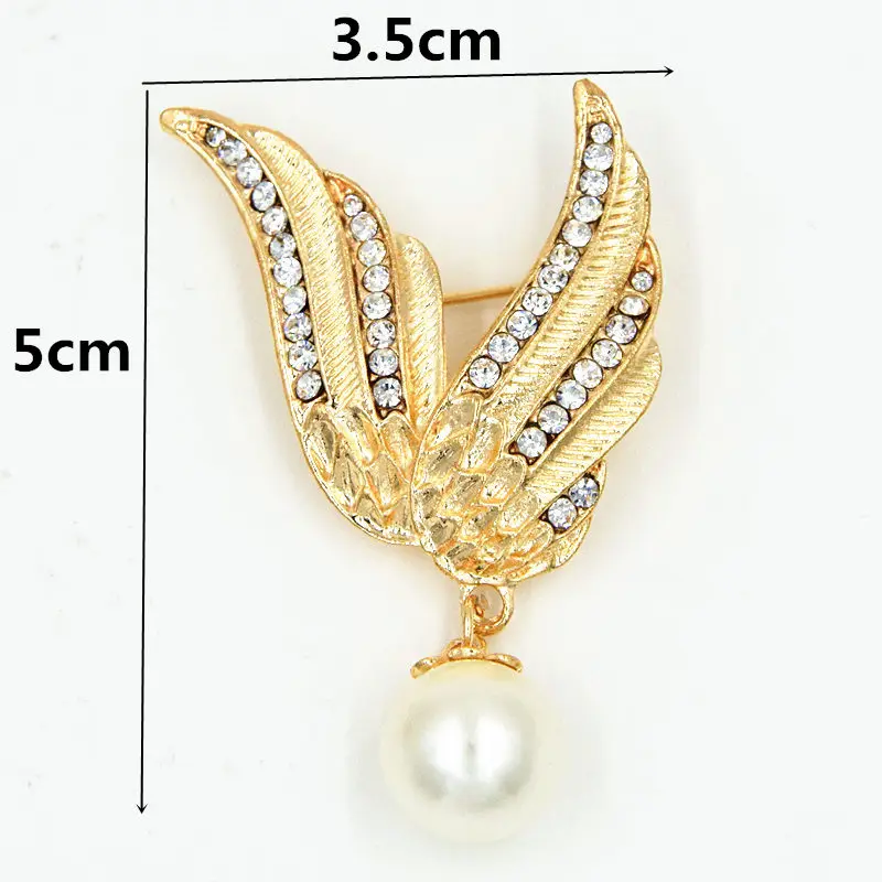2 шт. контакты Оливе элегантный крыло ювелирной моды брошь подарок Летающий перо
