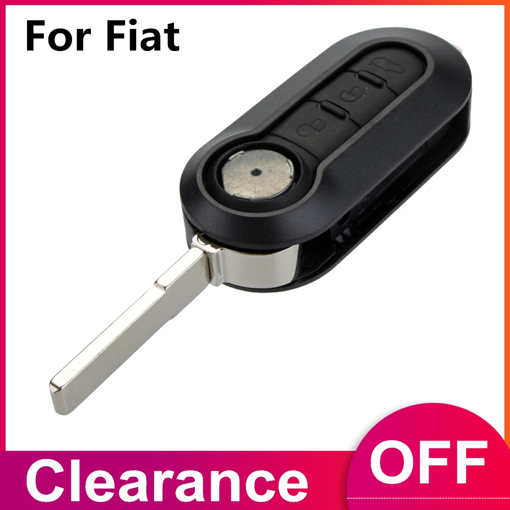 

1pc 3 Button Car Key Shell Remote Case Keyless Replacement for Fiat Doblo Stilo Punto Ducato 500 D30