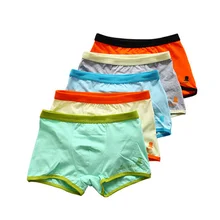 С буквенным принтом Брюки для девочек для Обувь для мальчиков cuecas боксер Трусики для женщин хлопок вентиляция Шорты для женщин underwar детская одежда простые Roupa подкладке