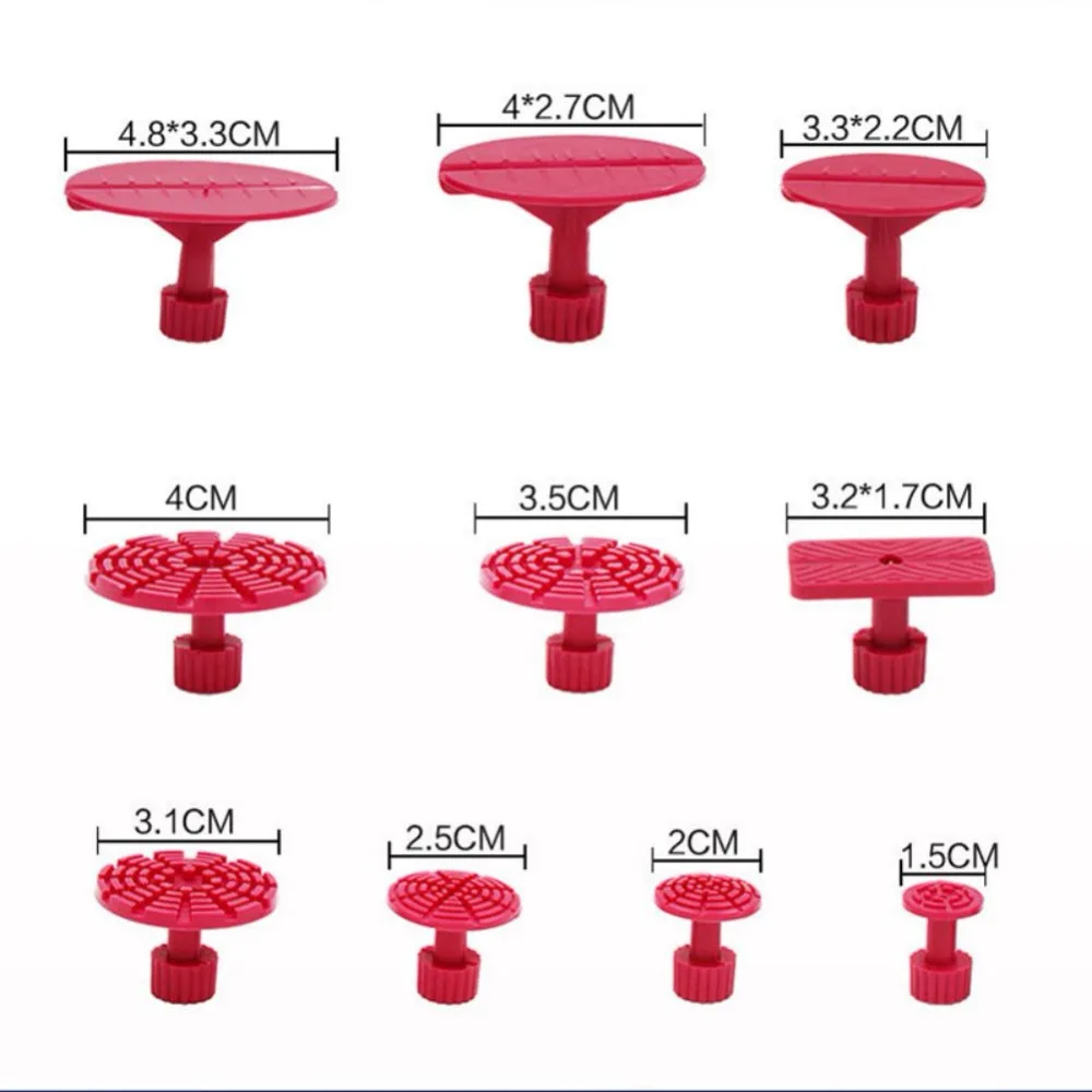 New Paintless Dent Repair Tools Dent Removal Dent Pulling Tabs Car Dent Removal Body Repair Kit 10Pcs
