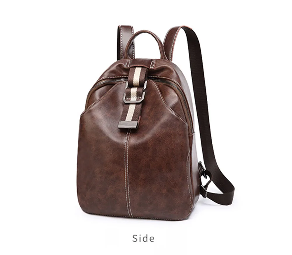 Женский рюкзак из искусственной кожи для модные кожаные сумки водонепроницаемые женские сумки ретро-рюкзак функциональный рюкзак для путешествий