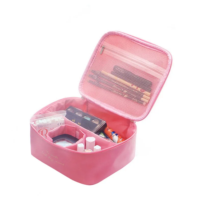 

Multi-Color Travel Cosmetic Cases Portable Beauty Makeup Organizer Toiletry Box Pouch Tools Accessories For Women And Men