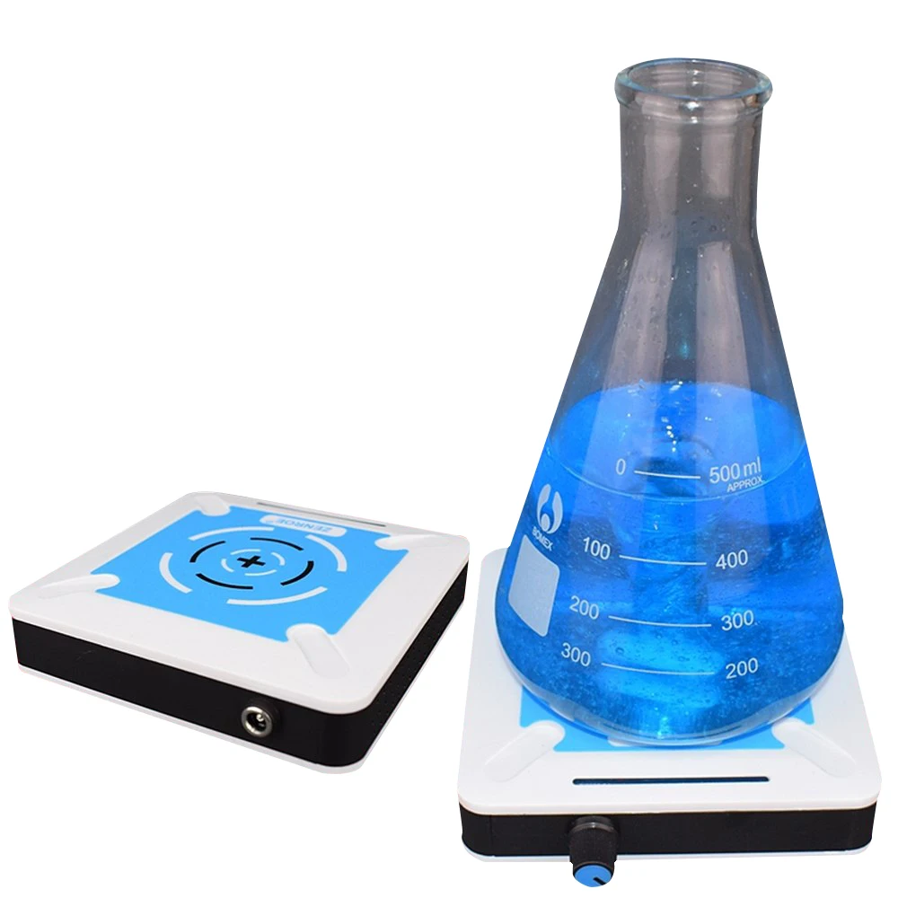 Agitador de Laboratório em Miniatura Misturador com Barra de Agitação Agitador Magnético Mixer Portátil 1000ml 0-2500r – Min Velocidade Mini 220v