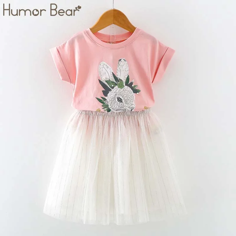 Humor Bear/Одежда для маленьких девочек детский комплект, Модный комплект с надписью «Love»+ штаны, комплект из 2 предметов, комплект одежды для маленьких девочек, детский комплект одежды с героями мультфильмов - Цвет: Pink  BL023
