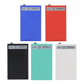 

MasterFire 20pack/lot Super DC 12V 9800mAh Rechargeable Portable Lithium-ion Battery Batteries Pack With Case DC-12980 5 colors