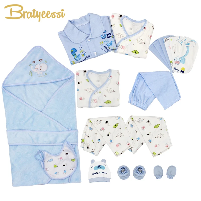 Buy 21 Pcs/Set Cotton Newborn Baby Clothing Set for