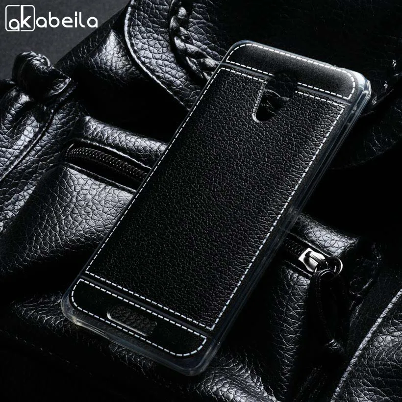 

AKABEILA Lichee TPU Case Cover For BQ 5201 Space Case Silicon Back Cover For BQ 5201 BQS-5201 BQ5201 Anti-Knock Phone Protector