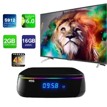 XGODY M9S Smart TV Box Android 6.0 Amlogic S912 Окта основные 2 ГБ ОПЕРАТИВНОЙ ПАМЯТИ 16 ГБ ROM Dual Wifi HDMI 4 К Коди 16.1 Android Коробка + i8 Клавиатура
