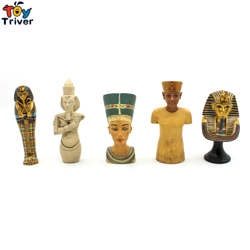 1pc PVC Ancient Egyptian Pharaoh Tutankhamun Egypt Cleopatra Princess