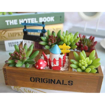 1pcs Artificial Succulents Land Lotus Plants Grass Desert Artificial Landscape Plant Fake Flower Arrangement Home Garden Decor