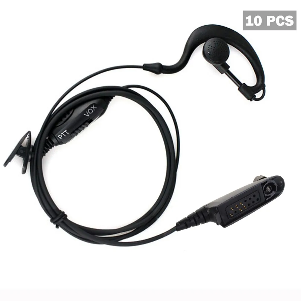 PTT VOX MIC Headset For Motorola Walkie Talkie HT750 HT1250 GP328 GP329 GP340 GP380 MTX850 PRO5150 Handy CB Radio  (13)