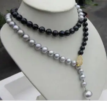 

gorgeous 10-11mm MULTICOLOR pearl necklace 32"