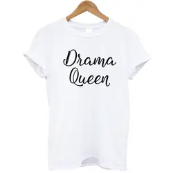 2019 Новые поступления модные брендовые уличные модные драматические футболки с принтом королевы женские футболки с круглым вырезом с
