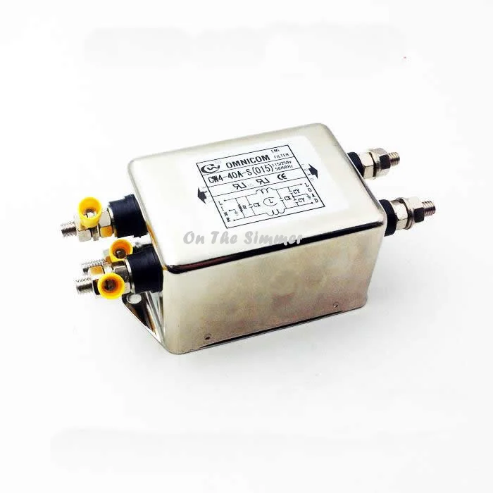 

power filter 220V40A single-phase power supply purifier reinforced installation terminal