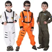 Костюм на Хэллоуин, одежда для мальчиков, Детский Костюм Пилота спецназа, Космический костюм, костюмы астронавтов, косплея для детей