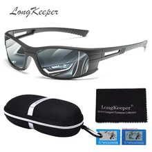 LongKeeper фотохромные поляризационные солнцезащитные очки для женщин с Чехол Для мужчин очки, подходят для вождения, солнцезащитные очки Для женщин брендовые дизайнерские очки 1060/62/1822