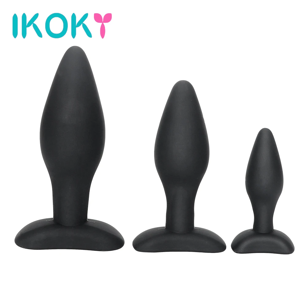 IKOKY 3 шт./компл. товары для взрослых S/M/L секс-игрушки мужчин женщин геев массажер