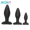 IKOKY 3 – jouets sexuels pour adultes S/M/L pour hommes et femmes, masseur de Prostate Gay, entraîneur Anal, Plug Anal noir, pièces/ensemble ► Photo 1/6