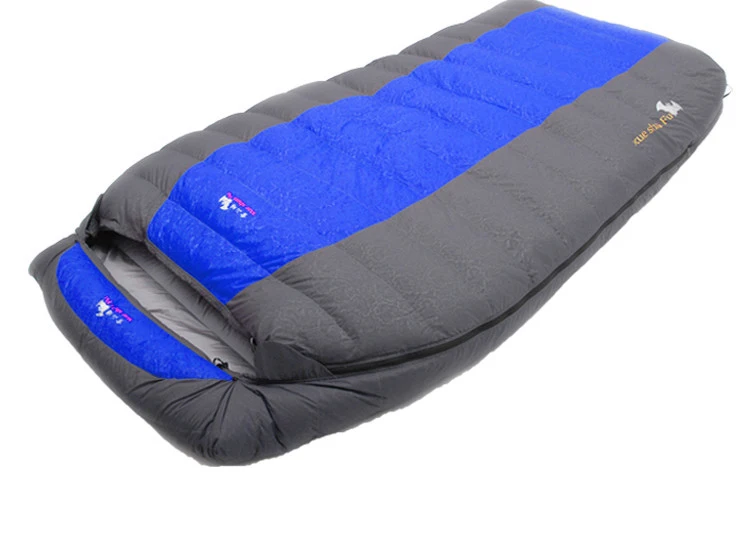 Спальный мешок для кемпинга, зимний спальный мешок для взрослых, 2500 г, 3000 г, 3500 г, 4000 г, двойной спальный мешок на утином пуху для отдыха на природе и путешествий