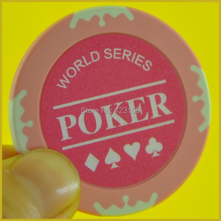 PN-9006 World Poker, без номинальной стоимости, 50 шт./партия, глина, фишки для покера вставка металлическая