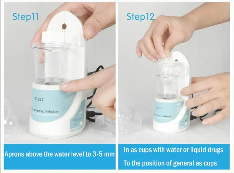 10 медицинских чашек, небулайзер для детей и взрослых, ручной распылитель, Ингалятор, машина для распыления, лечения респираторных трактов