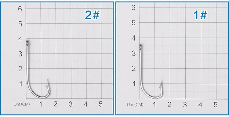 10 шт. острый крючок для рыбы из нержавеющей стали для соленой воды такелаж Щука/Crazy Charlie Fly Крючки для привязывания Размер 1 2 3 4 5 6 7 8 9 10