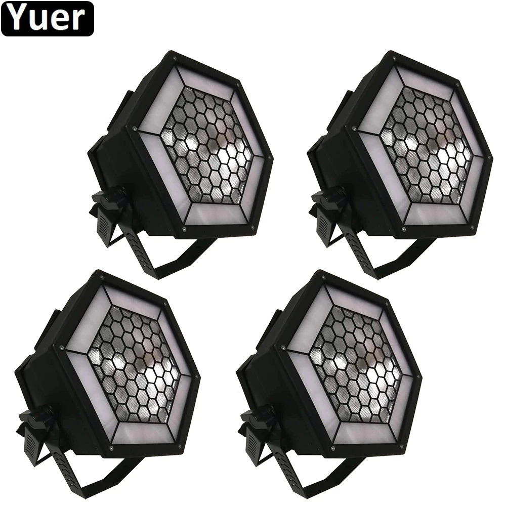 4Pcs/Lot Stage Music Lighting LED RGB 200W Retro Flash Lights Professional DJ Disco Party KTV Backlight Stage Nightclub Light