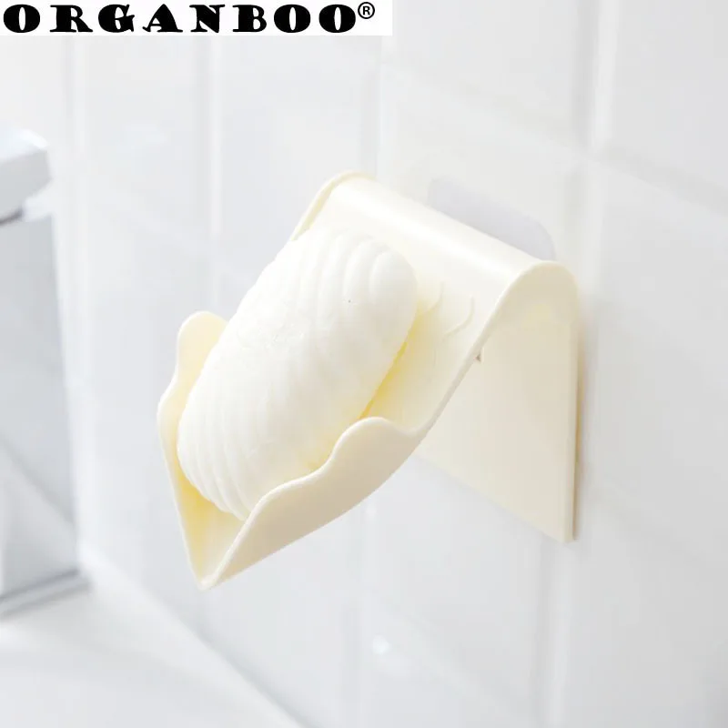 

ORGANBOO 1PC Kitchen V-shaped sink drain rack shelves for wall multi-function kitchen storage rack bathroom debris storage rack