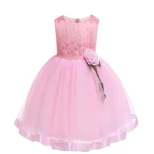 Цветочное платье принцессы для маленьких девочек; платье подружки невесты для торжеств; платье на день рождения; платье на свадьбу; красивая мода для девочек; платье для новорожденных Принцесса платья