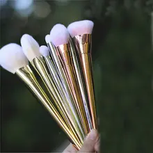 Pro 7pcs Makeup Brushes Set Powder Foundation Eyeshadow Eyeliner Lip Brush Tool HOT sale Free shipping