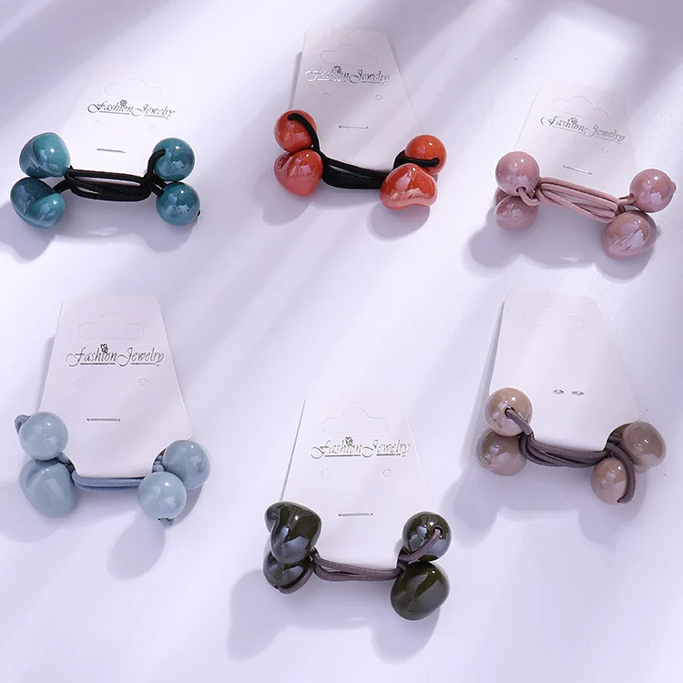 1PC Hair Rope For Girls Colorful Peach Heart Girl Hair Accessories Macaron Cake Color Student Hair Ring Head Rope G0409 1PC Hair Rope For Girls Colorful Peach Heart Girl Hair Accessories Macaron Cake Color Student Hair Ring Head Rope G0409