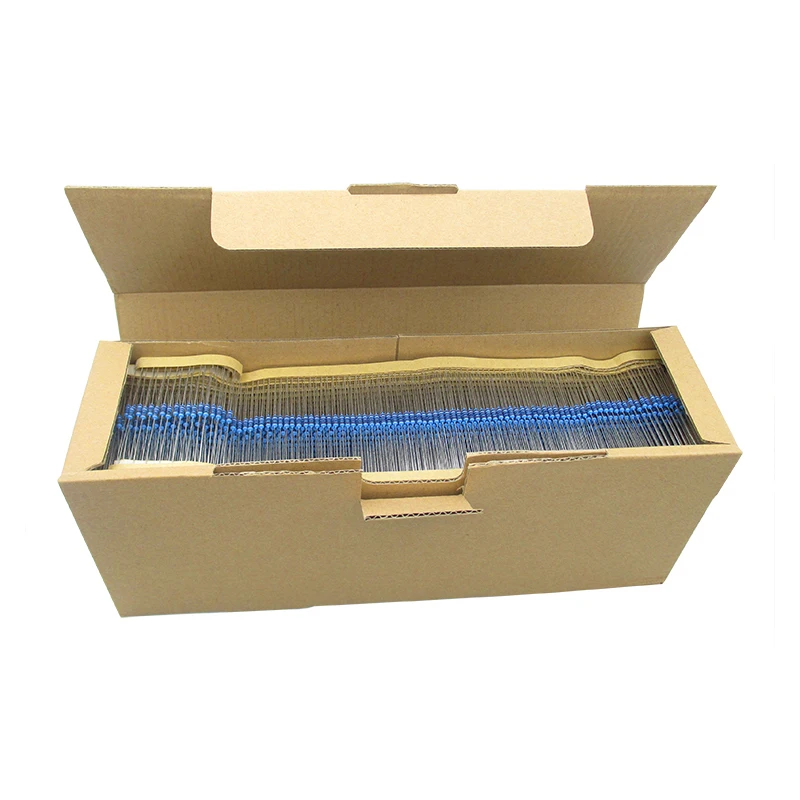 1280PCS/LOT 1/4W Metal Film Resistor Kit 1% Assorted Set 1 -10M Ohm Hm Resistance Pack 64 Values Each 20Pcs