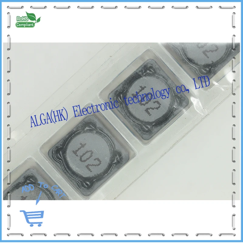 

CDRH127 SMD inductor 1MH 102 12*12*7 (12X12X7MM) new and free shipping.