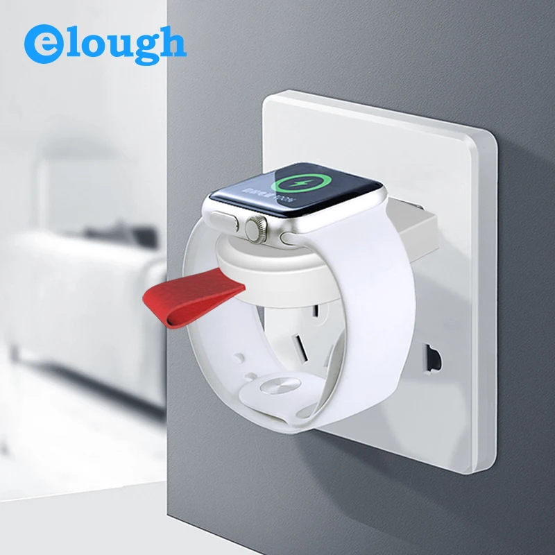 

Elough Wireless Charger For Apple Watch Charger Magnetic USB Charger For Apple Watch 4 3 2 1 Quick Charge Carregador Portatil