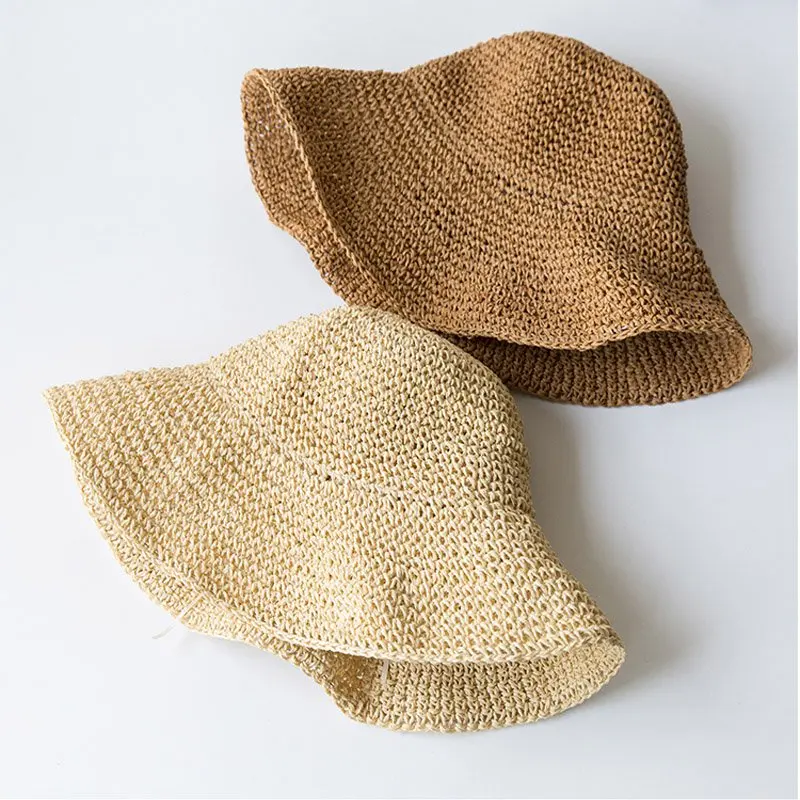 Новые летние женские кепки, широкополая шляпа с карманами, женские солнцезащитные пляжные шляпы для женщин, аксессуары для путешествий