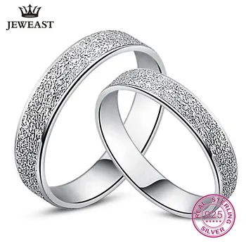 

925 Sterling Silver Lovers Ring Wedding Unisex Women Men Gift Exquisite Engagement For Couples Party Romantic New Good Discount
