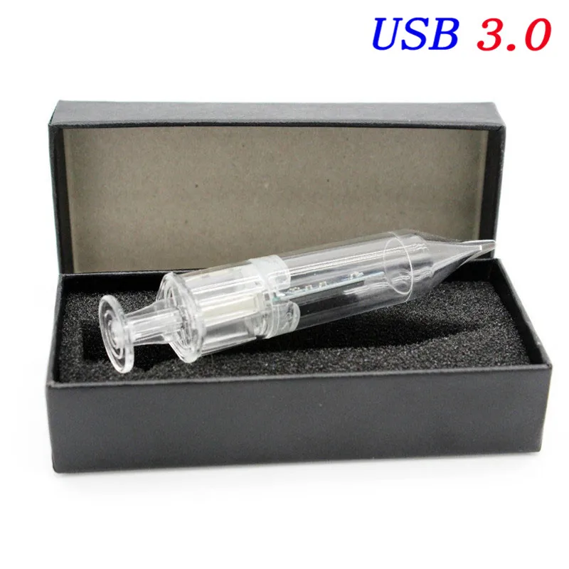 JASTER USB 3,0 Доктор Шприц usb с коробкой USB флэш-накопитель 4 ГБ 8 ГБ 16 ГБ 32 ГБ 64 ГБ флеш-накопитель U диск карта памяти подарок - Цвет: With box