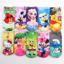 2016 Wholesale Free shipping 1 pairs high quality cotton cartoon children socks girls kid at factory prices cartoon socks BS08