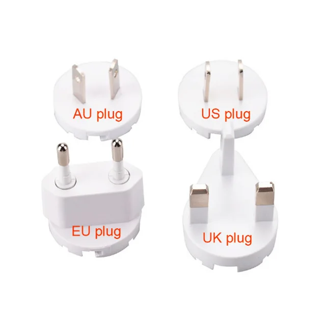 AU UK US EU Plug Replaceable OEM Power Plug 110 240V universal Multi