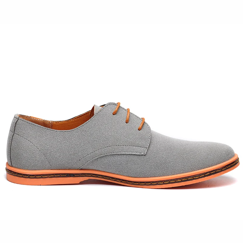 Confortable 38 48 jaune Taille Chaussures Mode La 554 Pour Appartements Casual Noir 2018 D'été bleu kaki Hommes gris Troupeau Plus Printemps marron 6Yxpq6SO