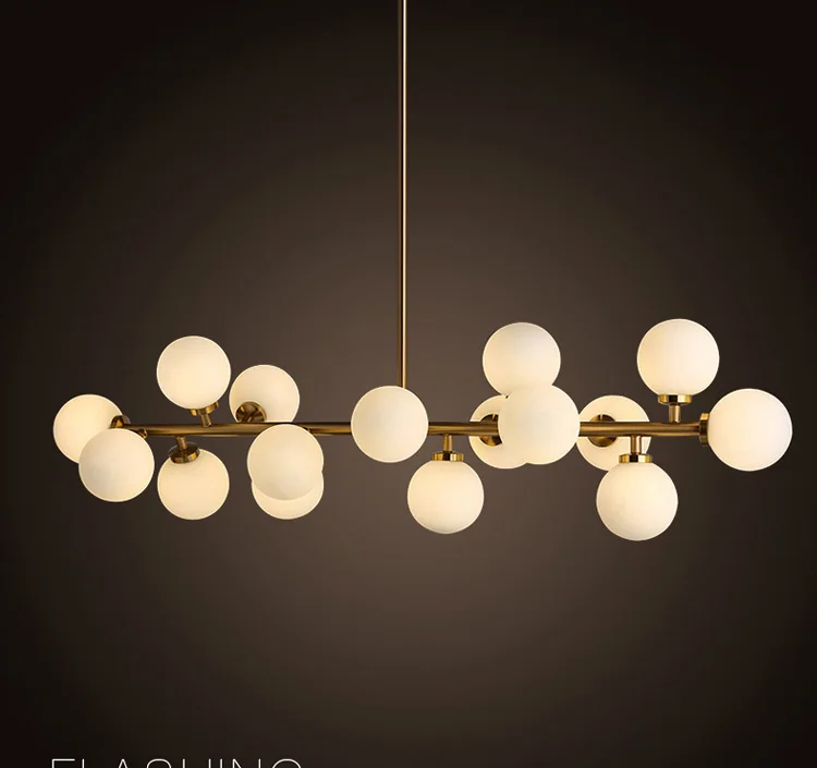 modern led chandelier light fitting 16led lights warm bubble