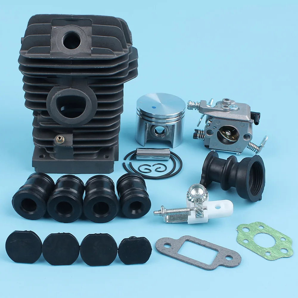 

42.5mm Cylinder Piston Carburetor Chain Adjuster For STIHL MS230 MS250 023 025 Chainsaw AV Buffer Intake Manifold Nikasil Plated