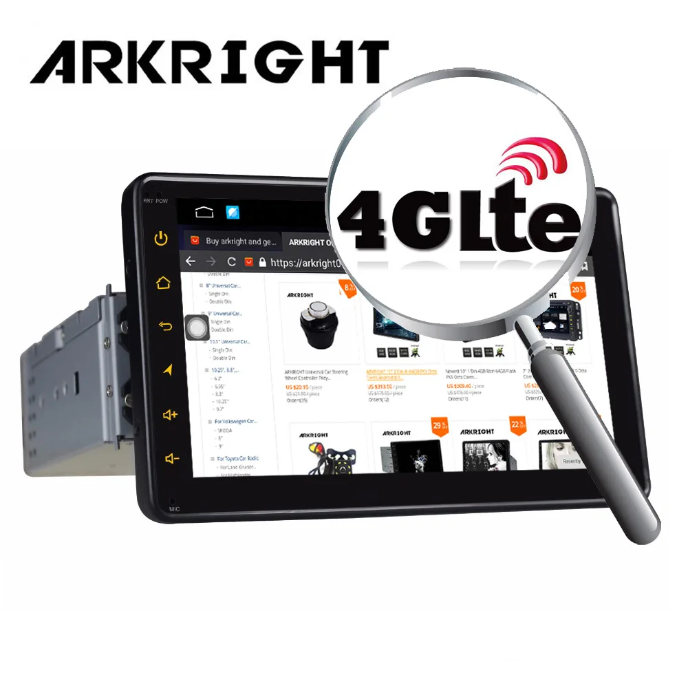 7 &quot4 + 32 ГБ 1 din Android автомобильный Радио Встроенный 4G/4G sim карта мультимедийный