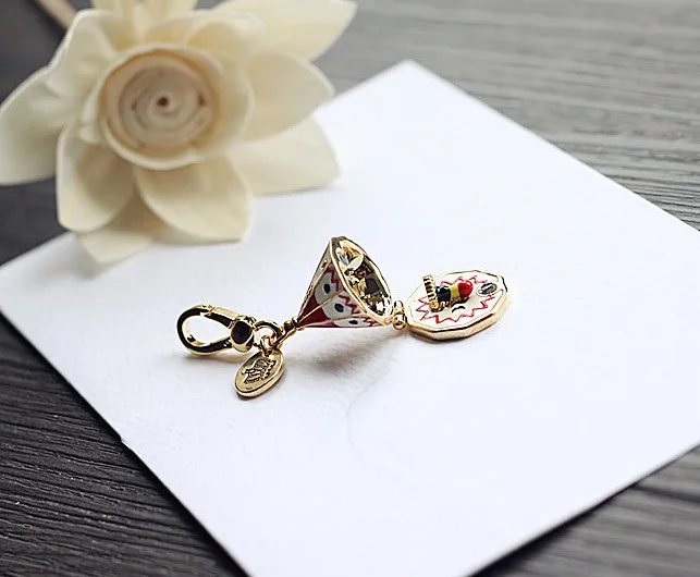 Красочные перьев круглый конус очарование Женская сумочка цепи для девушки ожерелье кулон ювелирные изделия
