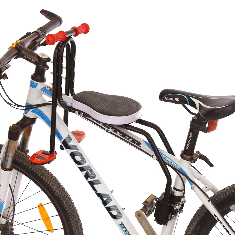 Коврик на переднее сиденье для горного велосипеда из стали и искусственной кожи, водонепроницаемый детский защитный стул для велосипеда