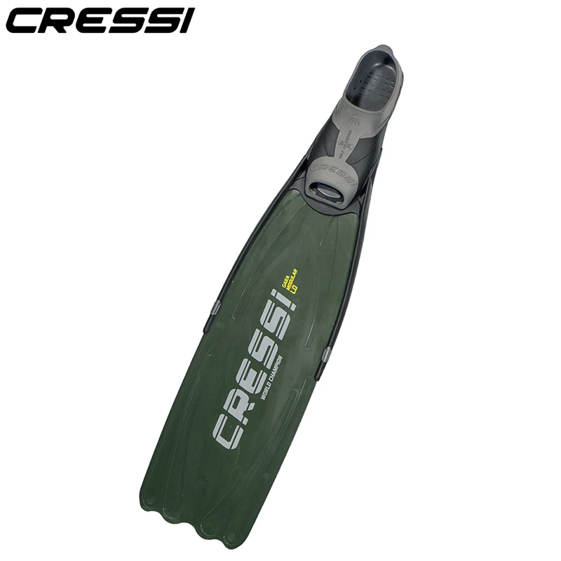 Модульные ласты для дайвинга Cressi GARA LD Free камуфляжные зеленые длинные лезвия