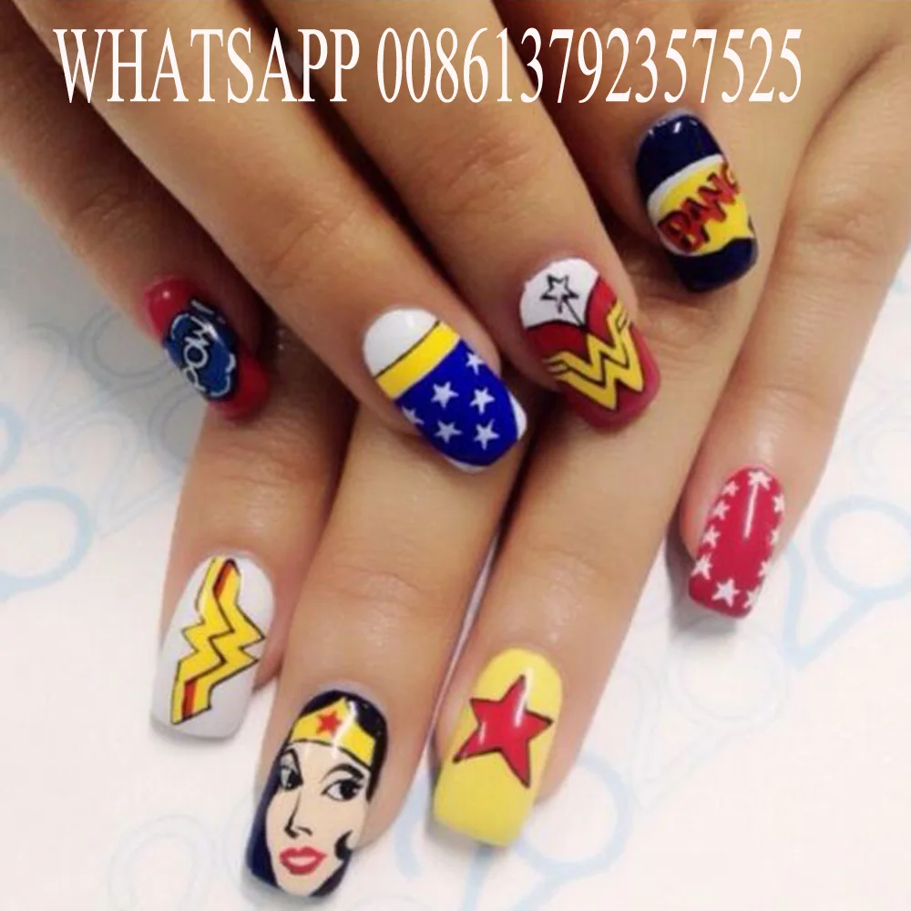  Computer and screen build in CE approved 5 nails printer flowers printer nail art equipment flower 
