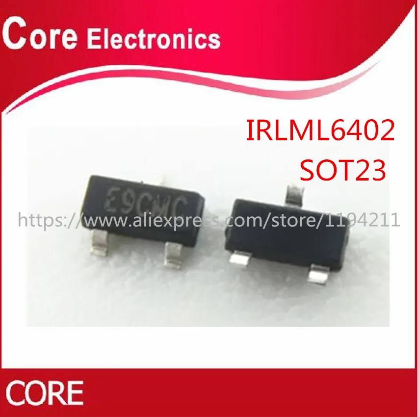 100 шт. IRLML6402TRPBF SOT23 Мощность MOSFET|Интегральные схемы| |