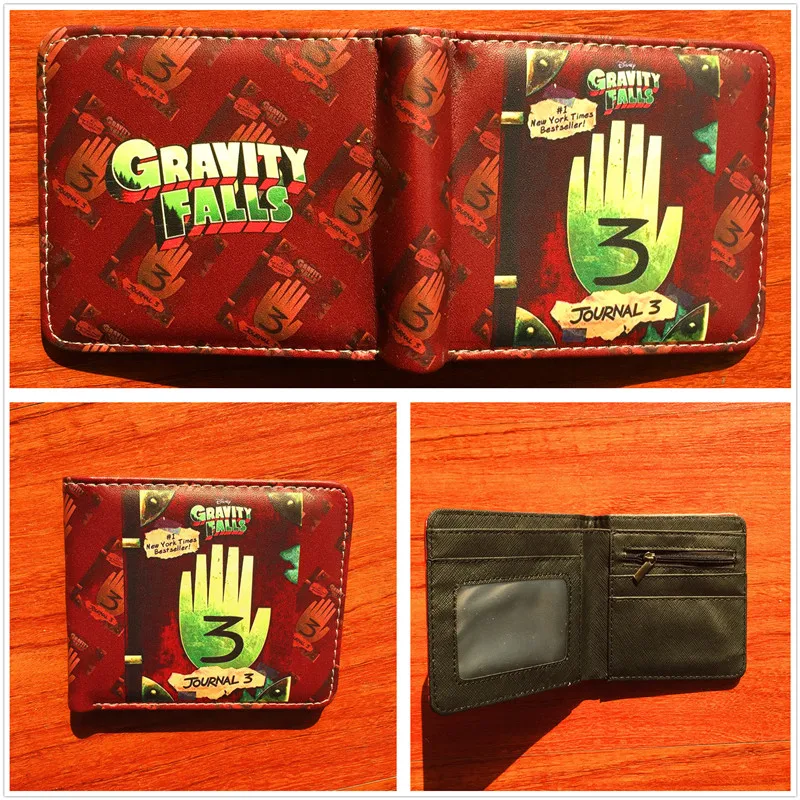 

High-quality NEW HOT Anime Gravity Falls PU leather wallet Coin Purse High Quality Standard Wallet W583