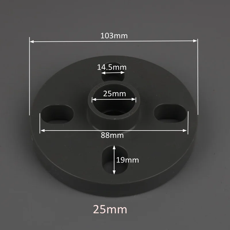 1 шт. ПВХ 20 мм 25 мм Фланцевая розетка 1/" 3/4" фитинги для труб настенные 4 Отверстия Фланец кусок оборудования